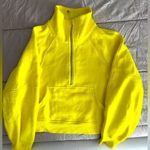 Lululemon scuba oversized funnel zipper half zip